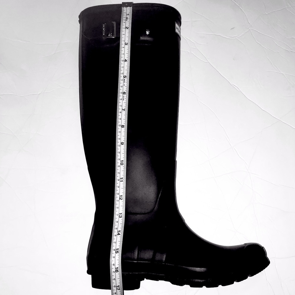 Black Hunter Knee High Boots 7 - Picture 2 of 13